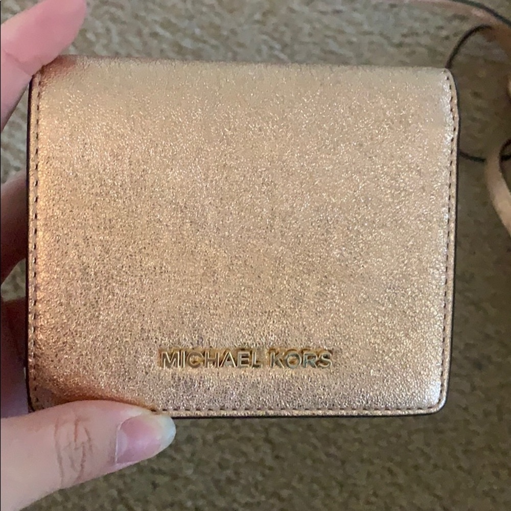 Brand New Rose Gold Michael Kors wallet